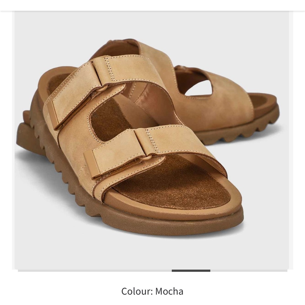 SoftMoc Women's Mysaria Leather Sandal - Colour Mocha